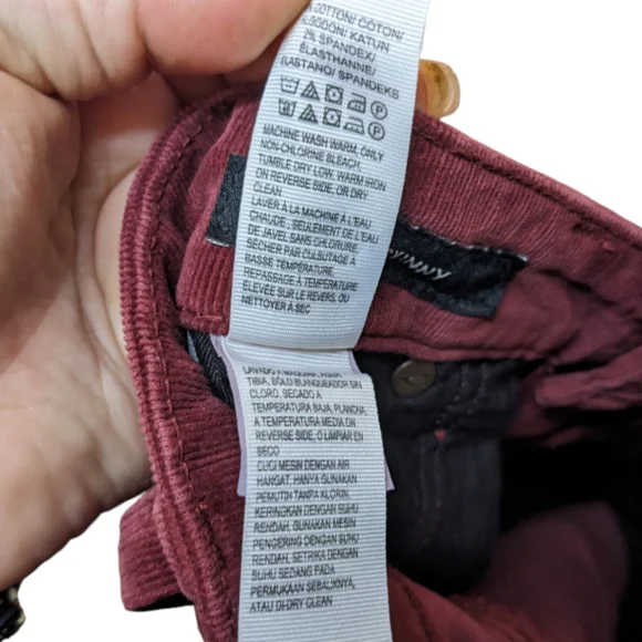 Lucky Brand Women's Ava Skinny Corduroy Pants 29 🍷✨ - Picture 15 of 16